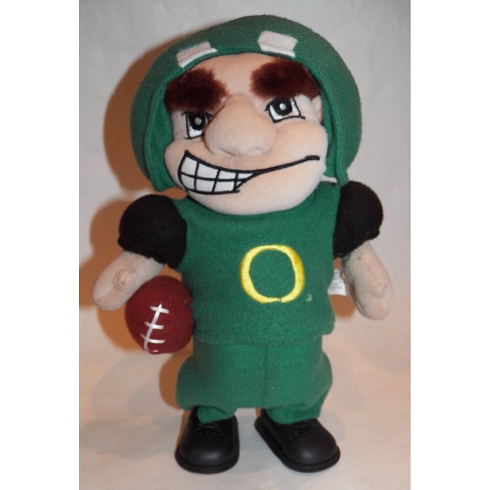 University Oregon Ducks Football Player Plush Walks Music Plays We Will Rock You